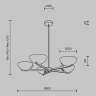 Подвесной светильник MAYTONI REGAL MOD537PL-05MG