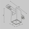 Трековый светильник MAYTONI ALFA TR121-4-7W-DS-BS